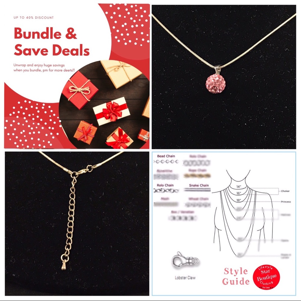 Blushing Sphere pedant & necklace